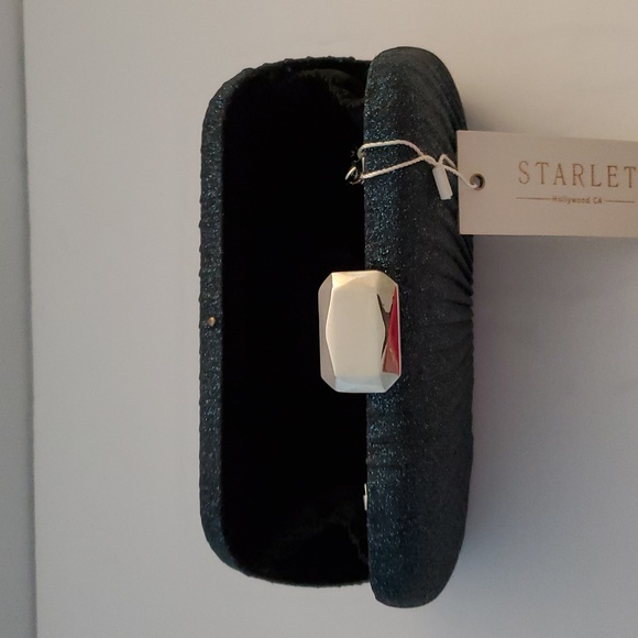 NWT Starlet Navy Sparkle Clutch - Picture 4 of 9